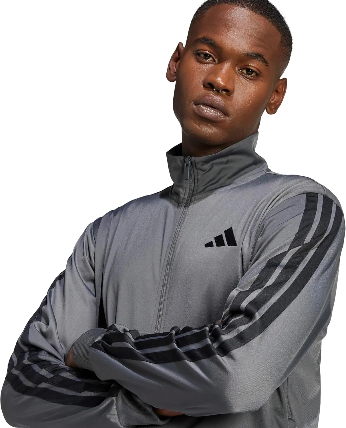 adidas Men's 3-Stripes Tricot Track Top