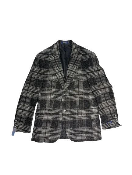 Bellucci B761 Sandro Plaid Blazer Black/White