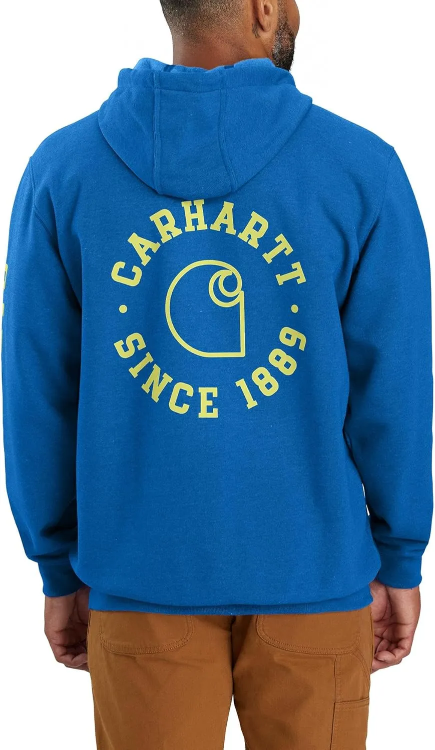 Carhartt Men's 106388 Rain Defender Loose Fit Midweight 1889 Graphic S