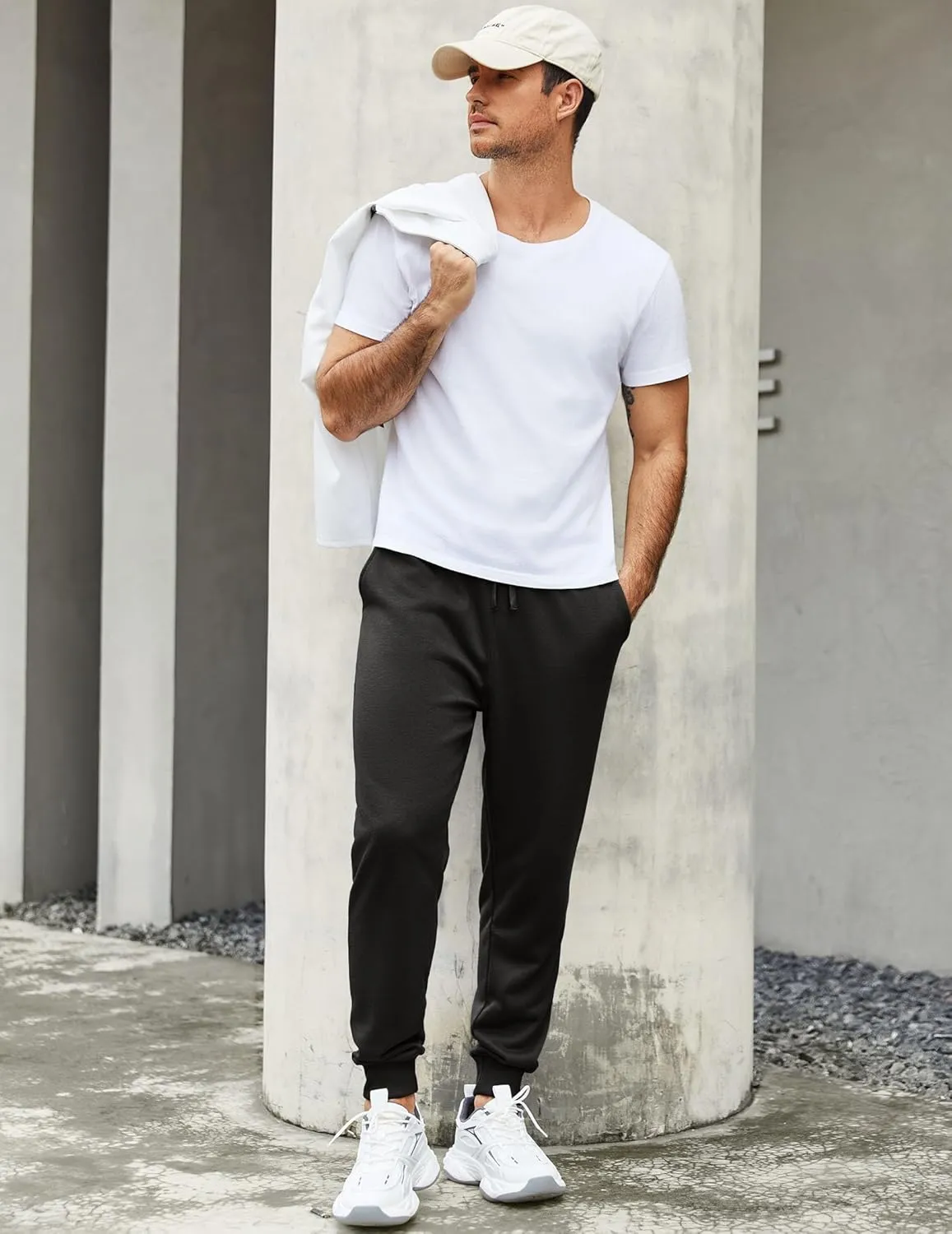 COOFANDY Men's Athletic Joggers Casual Gym Sweatpants Workout Running Track Pants with Pockets