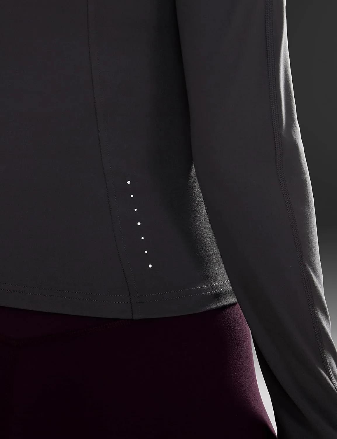 CRZ YOGA Butterluxe Womens Cropped Slim Fit Workout Jacket Weightless Track Athletic Full Zip Up Tops with Thumb Holes