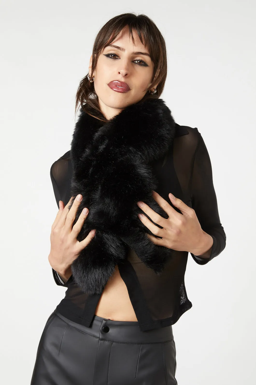 Faux Fur Scarf