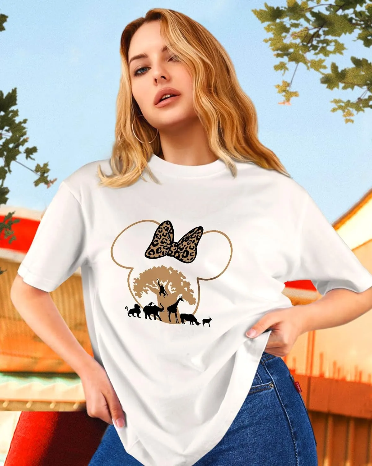 Flafens T Shirts for Women Graphic Tees Cute Shirts Cotton Fit Short Tshirts