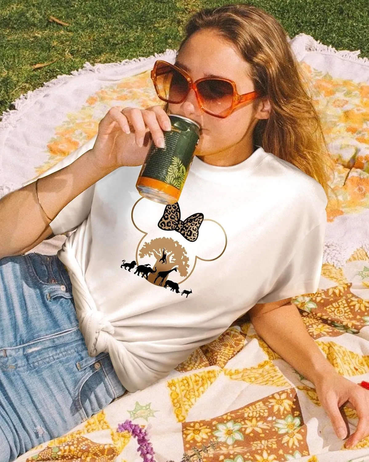 Flafens T Shirts for Women Graphic Tees Cute Shirts Cotton Fit Short Tshirts