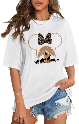 Flafens T Shirts for Women Graphic Tees Cute Shirts Cotton Fit Short Tshirts