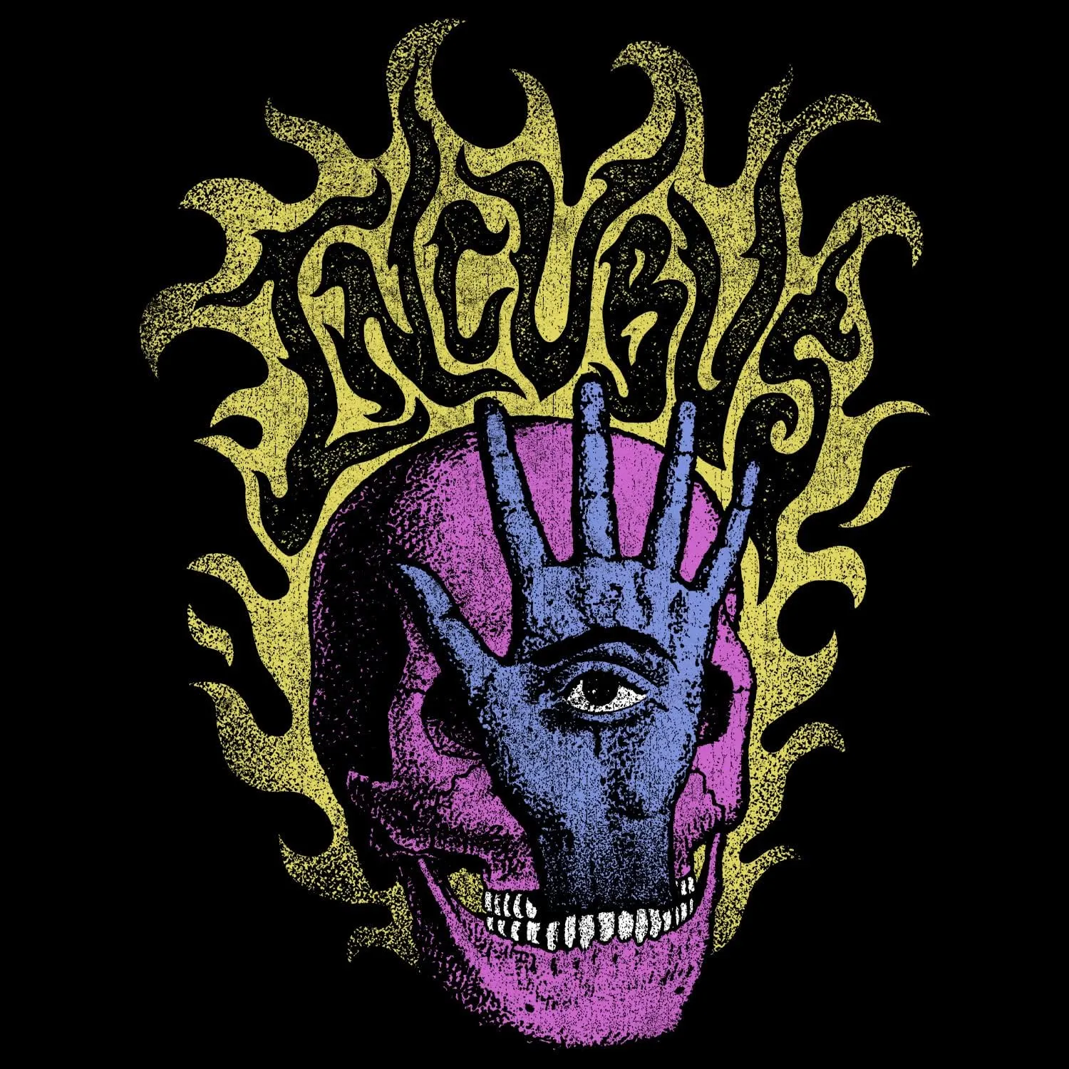 Incubus Rock Band Skull Hand Ladies Short Sleeve Festival Cali Crop T Shirts Graphic Tees