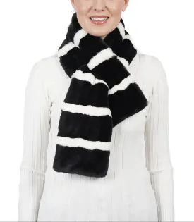 Jay Faux Fur Pull-Through Scarf