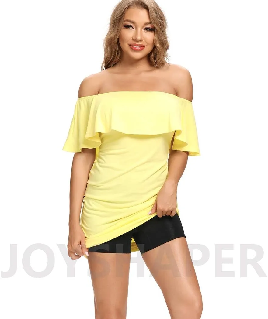 JOYSHAPER Women's Smooth Slip Shorts Under Dresses Comfortable Boyshorts Panties Nylon Spandex Underwear Stretch Shorts