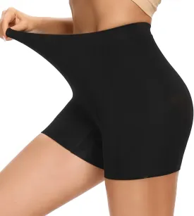 JOYSHAPER Women's Smooth Slip Shorts Under Dresses Comfortable Boyshorts Panties Nylon Spandex Underwear Stretch Shorts