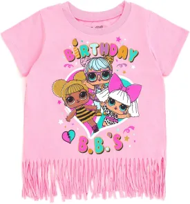 L.O.L. Surprise! Diva Bon Bon Queen Bee Neon QT Birthday Girls T-Shirt Little Kid to Big Kid