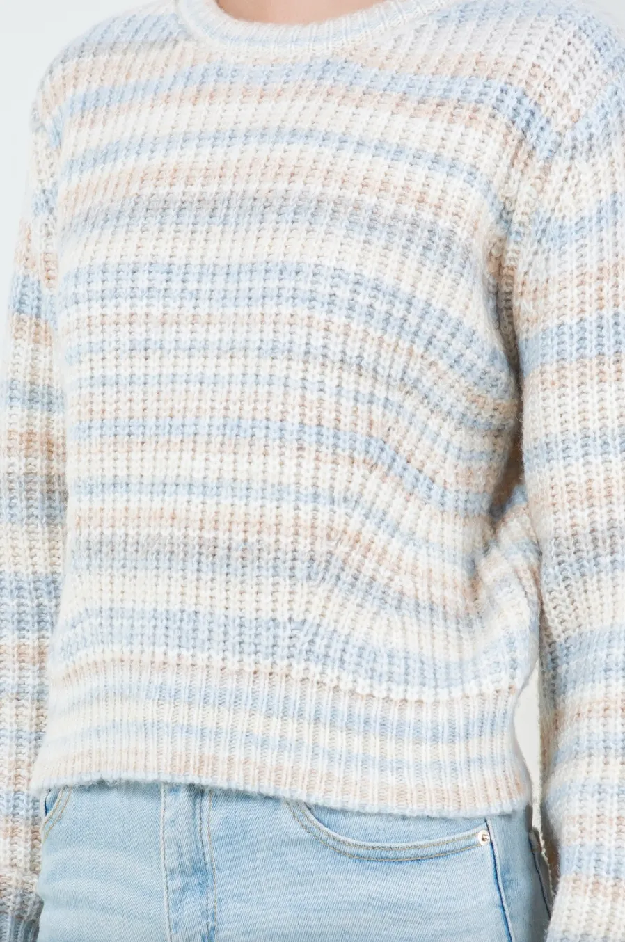 nora striped sweater