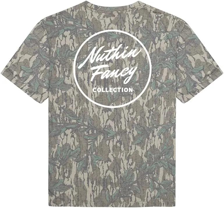 Nuthin Fancy CO Graphic Logo Tee, Classic T-Shirt with Bold Back Logo Design