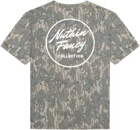 Nuthin Fancy CO Graphic Logo Tee, Classic T-Shirt with Bold Back Logo Design