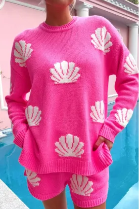 Show Me Your Mumu Hot Pink Shell Go To Sweater