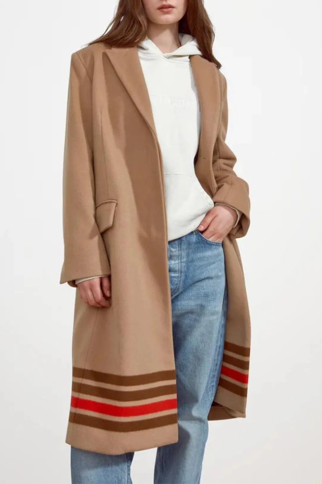 The Gramercy Coat | Camel Multi