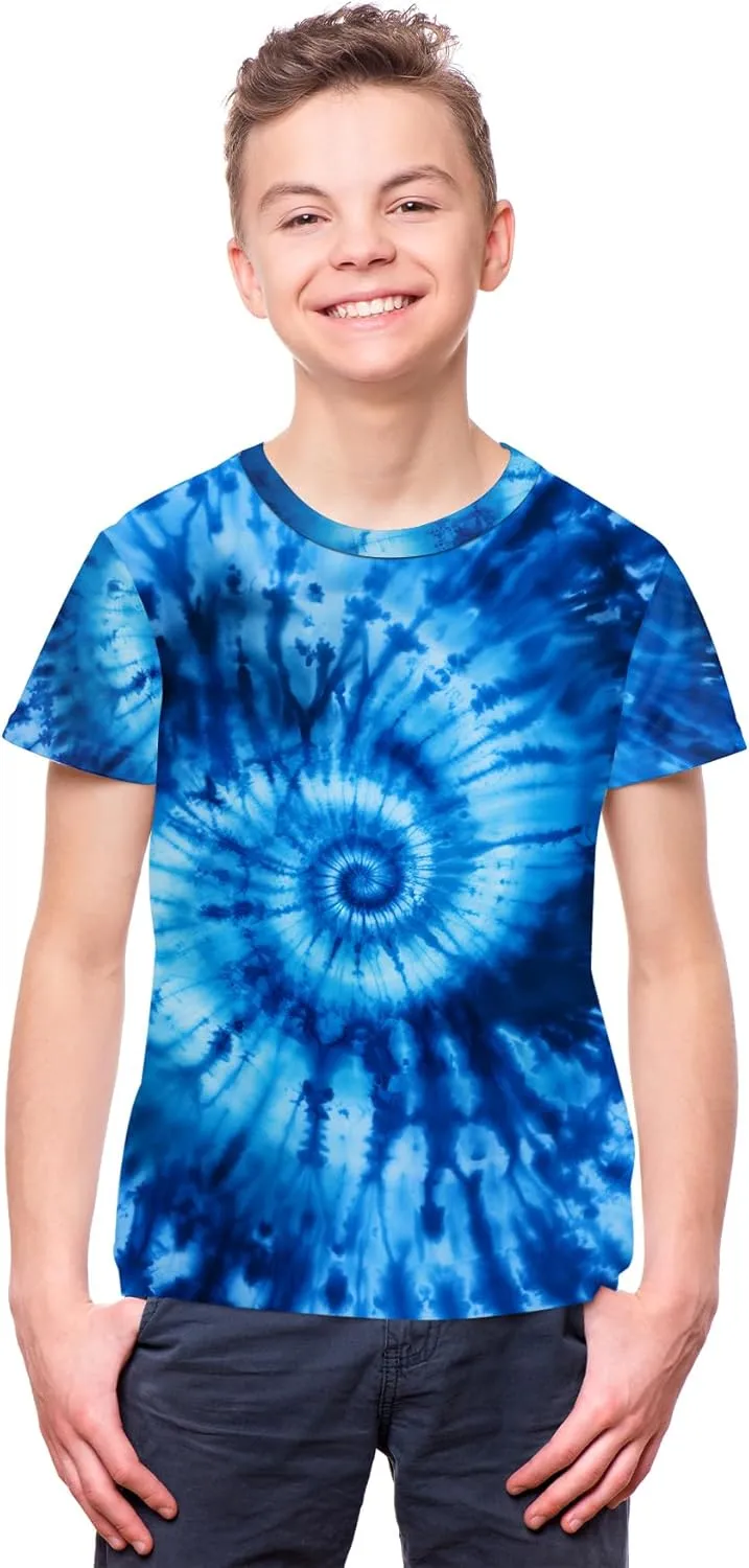 Tiannee Printed Boys T-Shirt, Kids' T-Shirt for Boys, Lightweight Tee for Kids