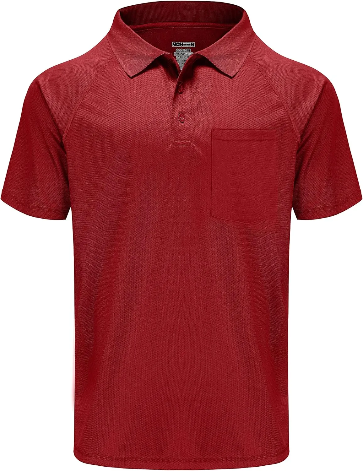 TIHEEN Golf Shirts for Men,Short Sleeve Moisture Wicking Proformance Big & Tall Polo Shirts