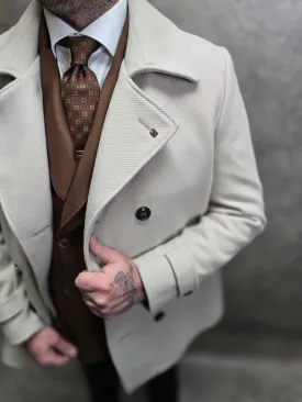 Torre Bran Beige DB Overcoat