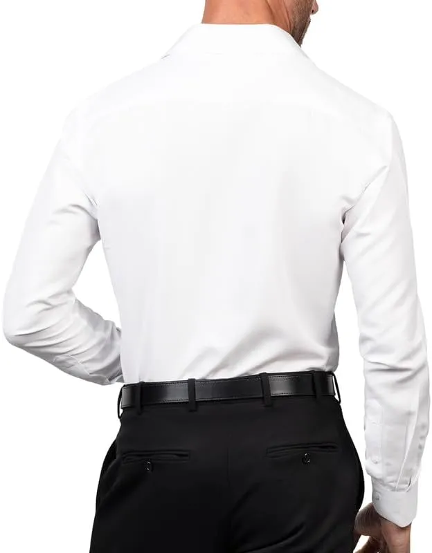 U.S. Polo Assn. Slim Fit Long Sleeve Button Down Dress Shirts for Men Wrinkle Free Long Sleeve Shirt Mens Formal Stretch