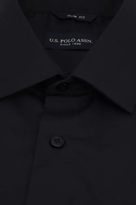 U.S. Polo Assn. Slim Fit Long Sleeve Button Down Dress Shirts for Men Wrinkle Free Long Sleeve Shirt Mens Formal Stretch