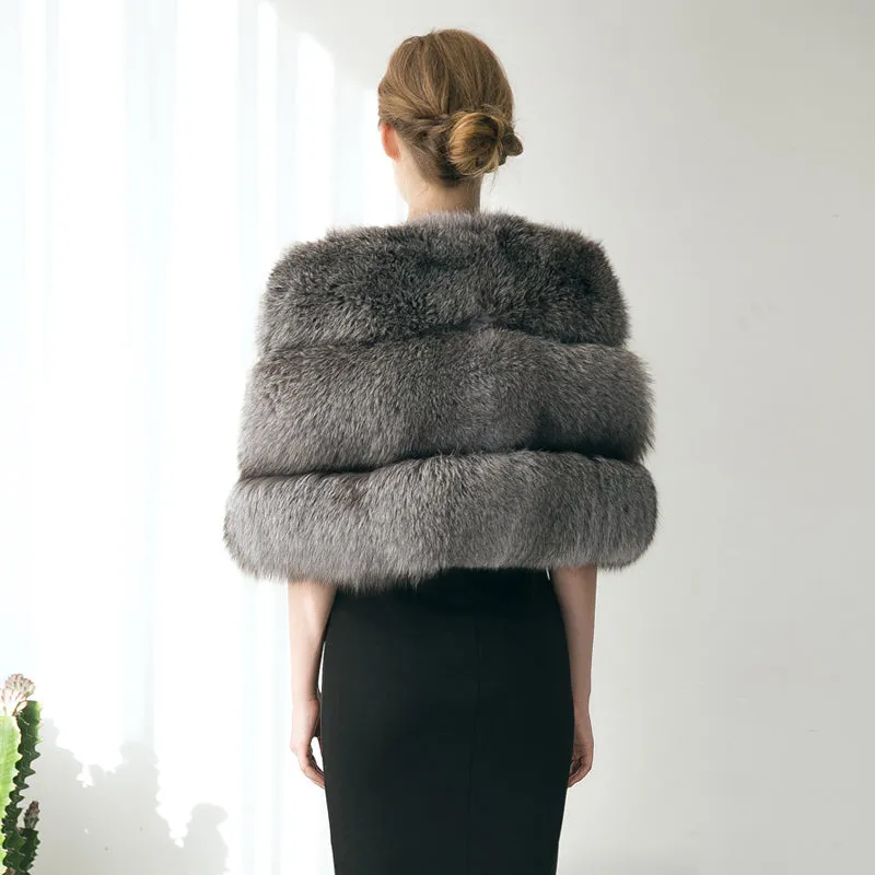 Women's Fur Winter Wrap Scarf