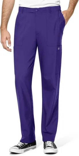 WonderWink Men's Flat Front Cargo Scrub Pant